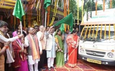 सीएम साय ने किया राष्ट्रीय पोषण माह का शुभारंभ, महिलाओं को दिलाई शपथ… सुपोषण रथ को किया रवाना