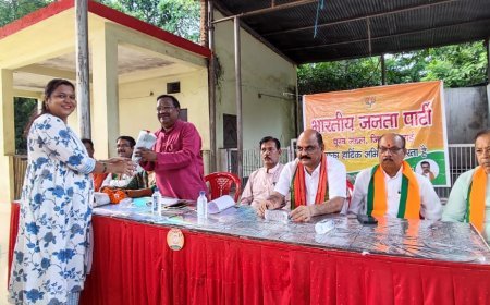 भारतीय जनता पार्टी पूर्व मंडल के नेतृत्व में सदस्यता अभियान का उद्घाटन कार्यक्रम आयोजित