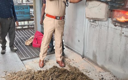 IG अमरेश मिश्रा ने स्वयं चलाया बेलचा, नष्ट हुआ 22631 किलोग्राम गांजा