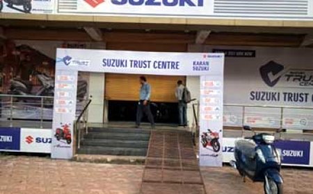  चंद्रा-मौर्या टॉकीज के सामने अर्चना टावर में  खुले सुजुकी शोरूम को बंद कराया गया 