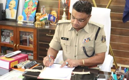 IPS राजेश अग्रवाल ने कबीरधाम जिले के पुलिस अधीक्षक का पदभार ग्रहण किया