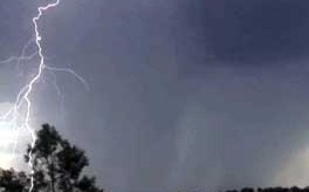 बिजली गिरने से 8 लोगों की मौत........मरने वालों में 6 स्कूली बच्चे; 13 जिलों में हल्की से मध्यम बारिश का अलर्ट