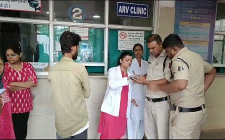 अस्पताल सुपेला में युवकों ने की तोड़फोड़: स्टॉफ से किया गाली गलौज, तीन को पुलिस ले गई थाने, दो फरार