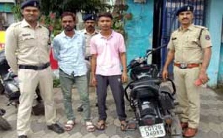 भारी भरकम बुलेट धकेलकर ले गए चोर....मास्टर चाबी से साइड लॉक खोला, 24 घंटे के भीतर पुलिस ने 2 आरोपियों को पकड़ा