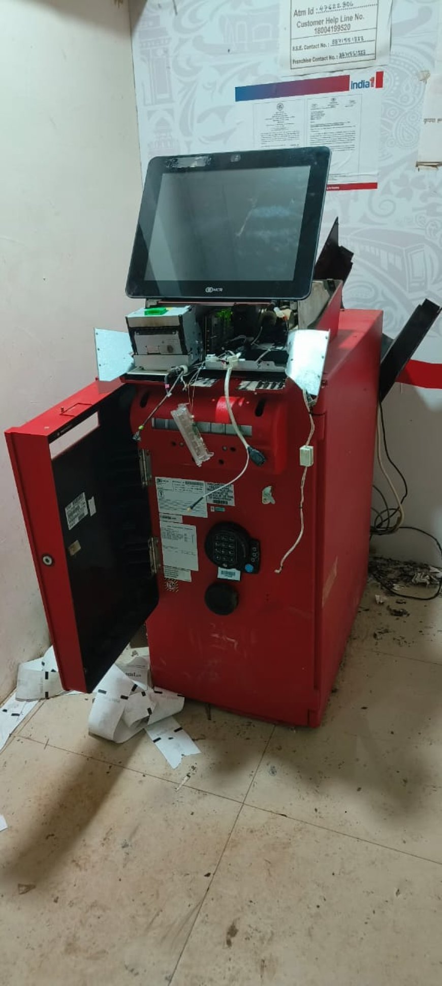 ATM तोड़कर चोरी का प्रयास करता आरोपी तत्काल गिरफ्तार