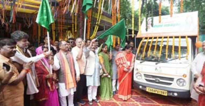 सीएम साय ने किया राष्ट्रीय पोषण माह का शुभारंभ, महिलाओं को दिलाई शपथ… सुपोषण रथ को किया रवाना