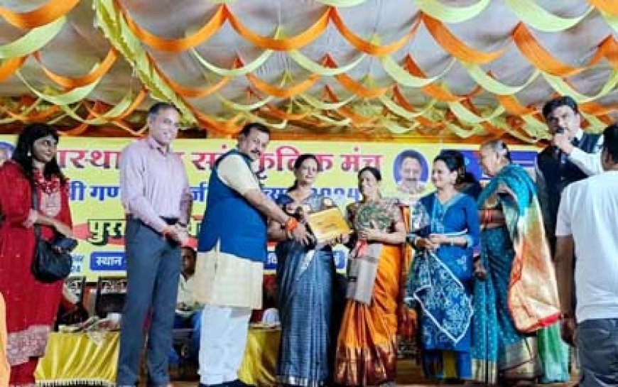 भिलाई रत्न सम्मान से सम्मानित हुईं श्रीमती राजम सुधाकरण.....