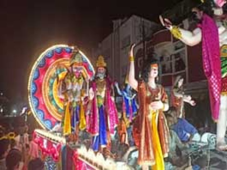 रायपुर में आज निकलेगी गणपति विसर्जन की झांकी....शाम 7 बजे से 8 सड़कें बंद, 7 रूट डायवर्ट