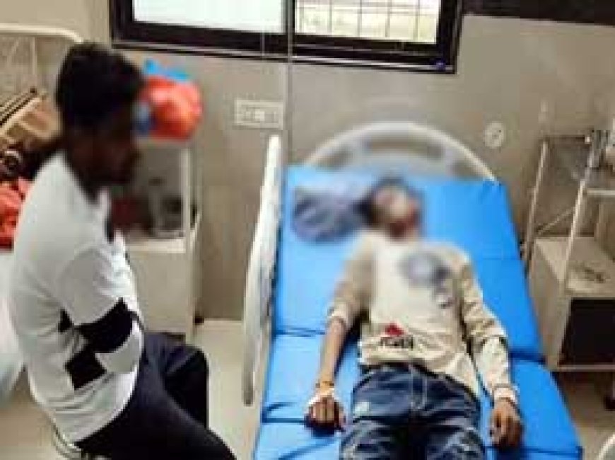 गर्लफ्रेंड से मिलने गए बॉयफ्रेंड को पुलिस ने बेदम पीटा....राजनांदगांव में प्रेमिका से भी पिटवाया, सिर फूटा तो थाने के बाहर फेंका