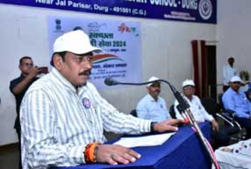 हेमचंद यादव विश्वविद्यालय ने चलाया  मेगा स्वच्छता अभियान ....