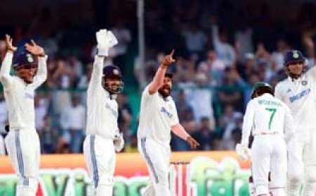 भारत ने 7 विकेट से जीता कानपुर टेस्ट.......बांग्लादेश के खिलाफ 2-0 से क्लीन स्वीप; जायसवाल की फिफ्टी