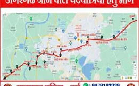 नवरात्रि के दौरान पदयात्रियों के सुरक्षित आवागमन के लिए कुम्हारी से अंजोरा बाईपास तक बनाये गये कोरिडोर