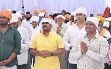 समाजसेवी वीरा सिंग की पुण्यतिथि पर…. खुर्शीपार गुरुद्वारा में 15 किलो वाट का सोलर पैनल व 500 लीटर का वाटर कूलर सप्रेम भेट…