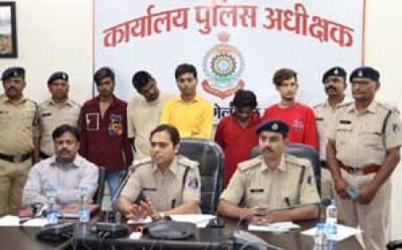 अन्तर्राज्यीय ब्राउन शुगर की तस्करी करते 05 आरोपी गिरफ्तार, 9 लाख रुपए से अधिक का ब्राउन शुगर जप्त