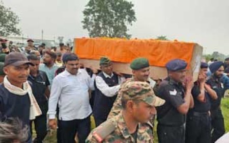 लेह-लद्दाख के बर्फीले पहाड़ पर छत्तीसगढ़ का लाल शहीद...ऊंचाई पर ड्यूटी करने से बिगड़ी तबीयत...