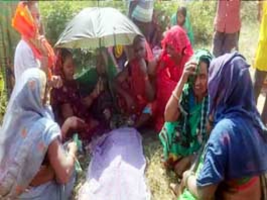 तेज रफ्तार हाईवा ने ली मां-बेटे की जान.....मासूम के साथ मार्निग वॉक पर निकली थी महिला, अनियंत्रित हाईवा ने रौंदा
