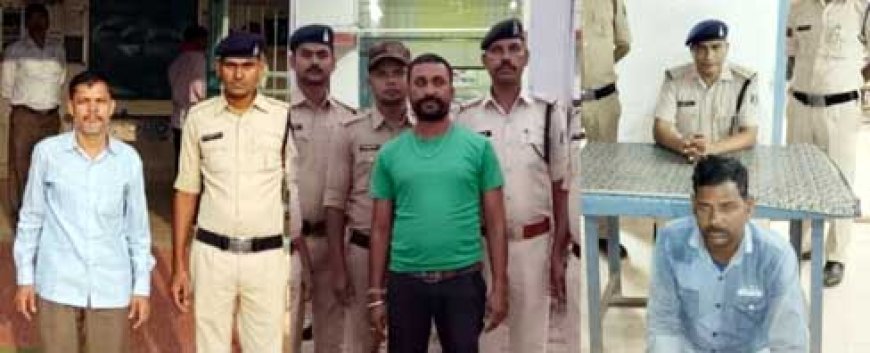 छत्तीसगढ़ शासन को कुल 55 लाख रुपए से अधिक की आर्थिक क्षति पहुचाने वाले 3 आरोपी गिरफ्तार