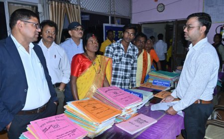 नवपदस्थ आयुक्त राजीव पांडेय ने विभिन्न विभागों का किया निरीक्षण, कर्मचारियों से ली जानकारी