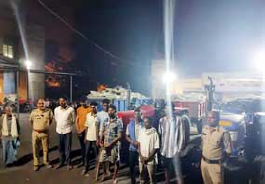 कोरबा में सीमेंट चोरी करने वाला गैंग पकड़ाया, 400 बोरी सीमेंट और 2 ट्रैक्टर जब्त