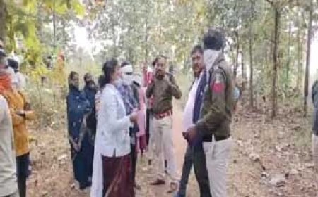 जंगल में मिली पति-पत्नी की लाश, मौके से बैग और शीशी बरामद, सुसाइड की आशंका