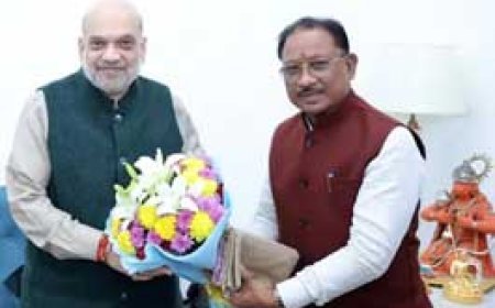 CG पुलिस को प्रेसीडेंट कलर अवॉर्ड देंगे अमित शाह.....CM साय ने केंद्रीय गृहमंत्री को किया आमंत्रित