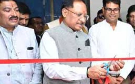 मुख्यमंत्री विष्णु देव साय ने रावतपुरा सरकार इंस्टीट्यूट ऑफ मेडिकल साइंस के नवीन भवन का किया लोकार्पण