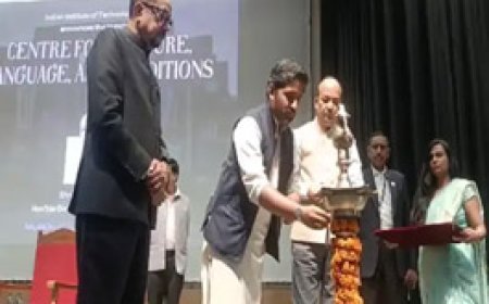 राज्यपाल पहुंचे IIT भिलाई, किया सांस्कृतिक भाषा और परंपरा केंद्र का उद्घाटन