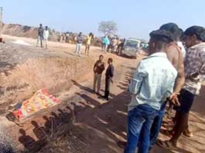 डामर प्लांट में ट्रक की चपेट में आया मजदूर, मौत, दुर्ग में परिजनों ने किया हंगामा....