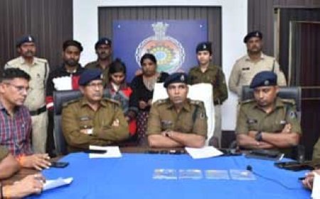 चैन स्नैचिंग करने वाले आरोपी गिरफ्तार, 3.5 तोला सोने के आभूषण कीमती 2 लाख 80 हजार के बरामद