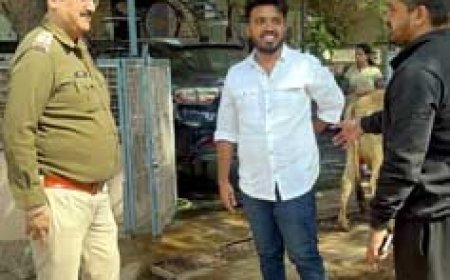 कृषि मंत्री शिवराज सिंह चौहान को काला झंडा दिखाने से पहले  युवा कांग्रेस एवं NSUI अध्यक्ष घर से गिरफ्तार