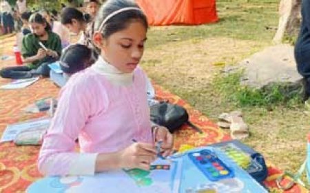 शालेय छात्र-छात्राओं के लिए तात्कालिक सुरक्षा ड्राइंग एवं पेंटिंग प्रतियोगिता आयोजित
