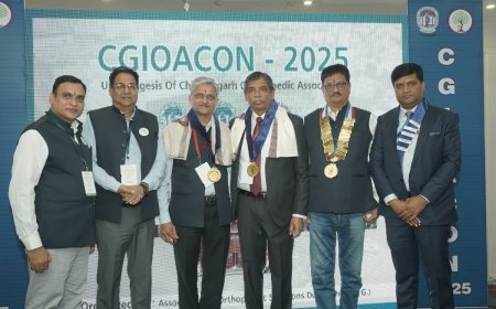 दुर्ग में देश भर के नामचिन हड्डी रोग विशेषज्ञों का तीन दिवसीय सम्मेलन ! भिलाई-दुर्ग अस्थि सर्जन एसोसिएशन का बेहतरीन आयोजन...!