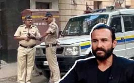 ब्रेकिंग न्यूज : सैफ पर घर में घुसकर हमला, चाकू के 6 जख्म, सर्जरी की गई; दावा- हमलावर चोरी के इरादे से घर में घुसा था