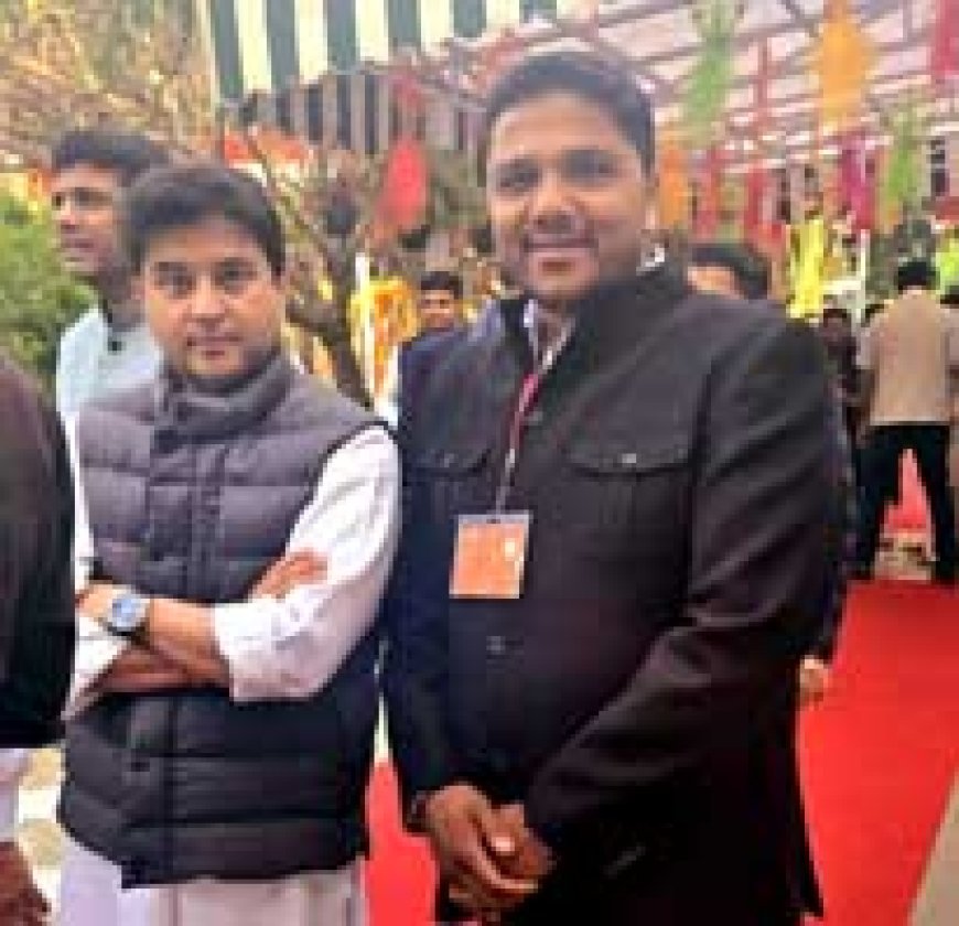कैन डू पर्वत फाउंडेशन के अध्यक्ष अतुल पर्वत ने प्रौद्योगिकी मंत्री ज्योतिरादित्य सिंधिया से सौजन्य भेंट की...
