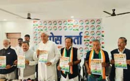 नगरीय निकाय चुनाव...कांग्रेस का घोषणा पत्र जारी, महिला सुरक्षा पर फोकस.....