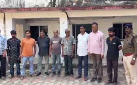 शासकीय जमीन पर कब्जा कर फर्जी रजिस्ट्री पेपर तैयार कर विक्रय करने वाले 08 आरोपी गिरफ्तार