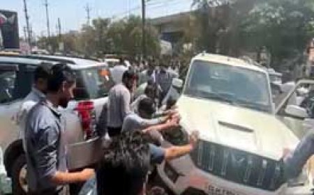 ड्राइवर ने ब्रेक की जगह एक्सीलेटर दबाया, 3 जख्मी, पुलिस ने ड्राइवर को किया गिरफ्तार