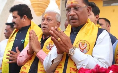 बागेश्वर धाम के ऐतिहासिक आयोजन में मुख्यमंत्री विष्णुदेव साय हुए शामिल, 251 निर्धन कन्याओं का विवाह संपन्न होगा