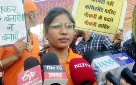 B.Ed डिग्रीधारी शिक्षक सड़कों पर, समायोजन की मांग को लेकर प्रदर्शन जारी