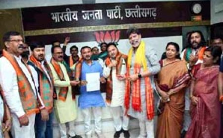 जिपं सदस्य संदीप यदु ने ली प्रदेश अध्यक्ष देव के हाथों भाजपा की सदस्यता