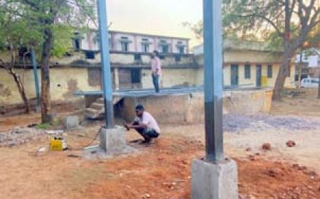 विधायक गजेन्द्र द्वारा स्वीकृत डोमशेड काम प्रारंभ, जल्द ही जनता को मिलेगी सौगात