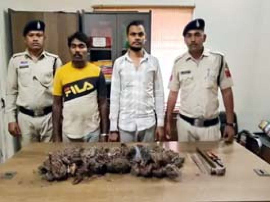पूर्व मुख्यमंत्री के खेत में हुई केबल चोरी का खुलासा, दो आरोपी गिरफ्तार