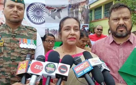 खास समाचार : भारतीय सेना के पराक्रम को सलाम: खुर्सीपार में निकाली गई तिरंगा यात्रा