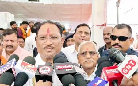 सुशासन तिहार के तीसरे चरण में दुर्ग पहुंचे सीएम विष्णु देव साय, गर्मी में भी उमड़ा जनसैलाब