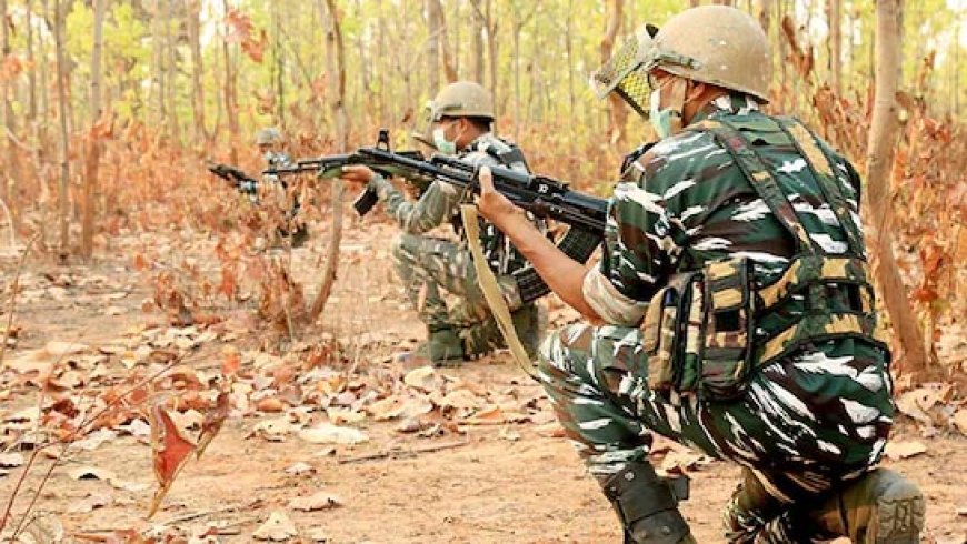 बॉर्डर पर नक्सलियों के खिलाफ बड़ी कार्रवाई: CRPF और C-60 कमांडोज ने 4 माओवादियों को किया ढेर