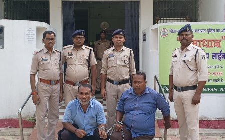 पानी की बात पर विवाद, फावड़े से हमला कर किया लहूलुहान; दो आरोपी गिरफ्तार