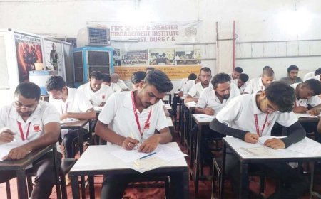 भिलाई में फायर सेफ्टी प्रशिक्षण सत्र संपन्न, छात्रों ने दिखाई योग्यता