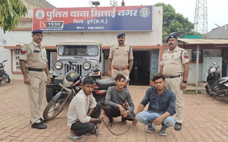 "सशक्त एप बना वाहन चोरों की शामत, चोरी की महिन्द्रा जीप समेत तीन आरोपी गिरफ्तार"