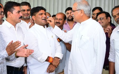 जन्मदिन पर कांग्रेस नेताओं का जमावड़ा: राकेश ठाकुर के गृहग्राम में बधाइयों की लगी कतार