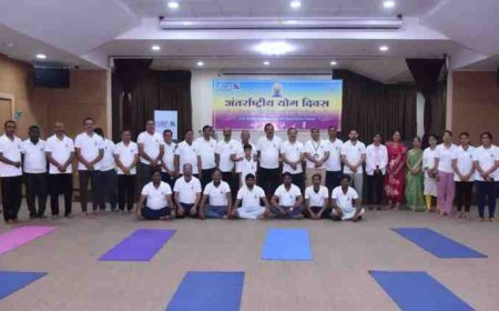 अंतर्राष्ट्रीय योग दिवस-2025 एनटीपीसी-नवा रायपुर में मनाया गया